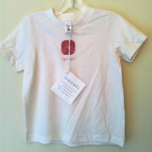 KIDS Shirt Sign Language 100% Organic NWT Speak - Picture 5 of 11